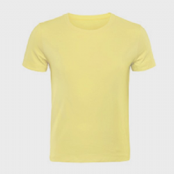 Camiseta AMARELA poli�ster para sublima��o - TAMANHO P